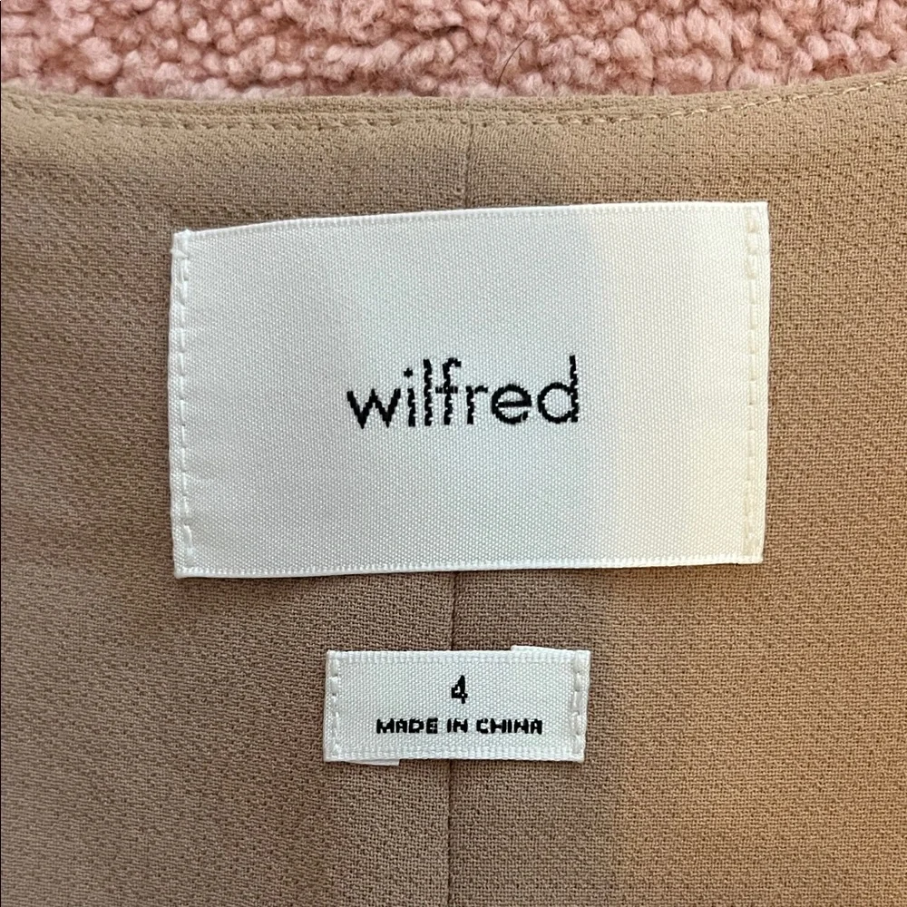 Wilfred Tan Wool Blend Button-Front Vest - Picture 5 of 9